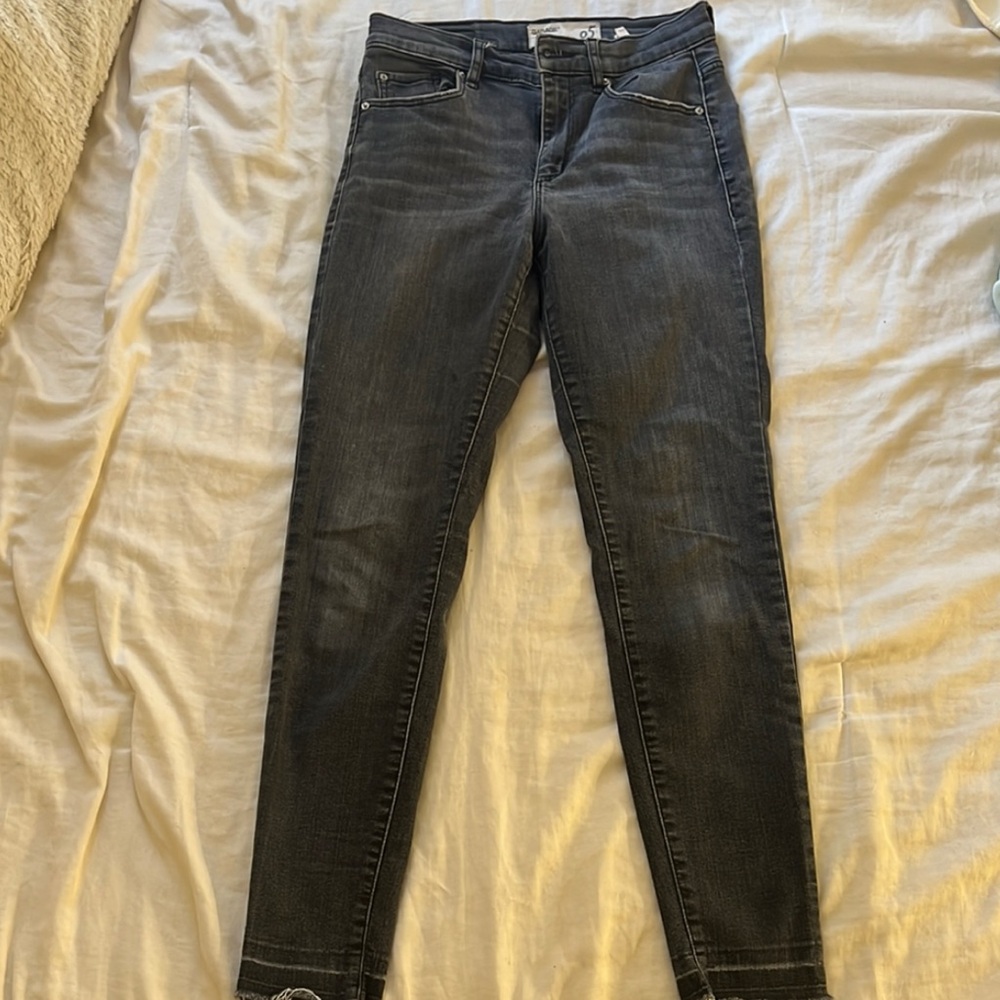 Women's Black Grey Jeans